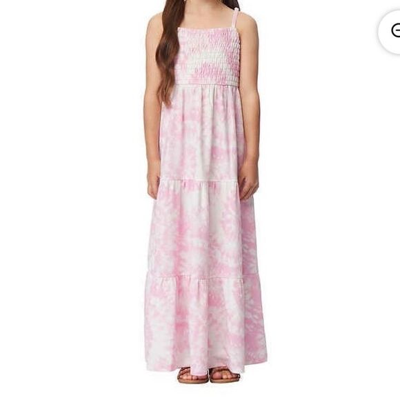 32 Degrees Cool Girls Maxi Dress Blue Tie Dye - Picture 1 of 8